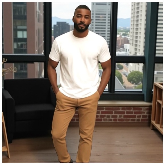 The Perfect Jeans • NYC Slim Fit Jeans/Khakis. Tobacco. 34/30. NWT - Picture 7 of 11